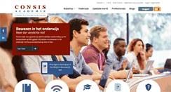 Desktop Screenshot of consisacademie.nl